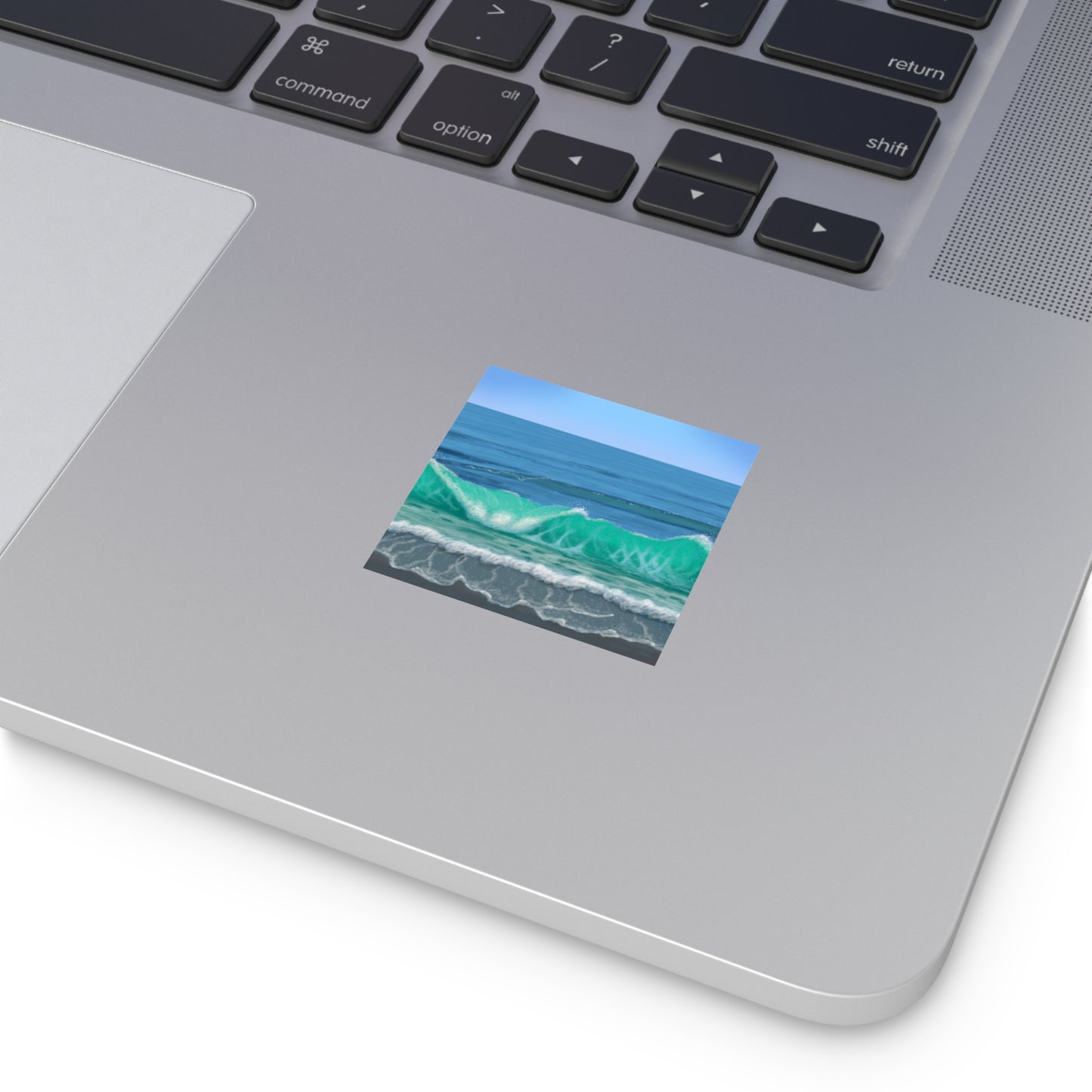 Watching the Waves Sticker